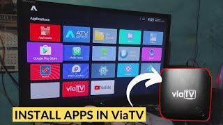 Install Apps In ViaTV set-top | How To install Google Play Store in ViaTV ?