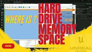 Unreal Engine take a lot of hard drive memory space! What can I do? (Unreal Engine video tutorial)
