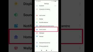 How To Lock Home Screen Layout in Redmi | #shorts #homescreen