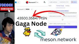 Convert Your GAGA Points to Meson Coin