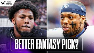  DERRICK HENRY or JOSH JACOBS: Who's the better FANTASY pick this year? | Yahoo Sports