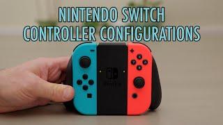 Nintendo Switch Controller Configurations (for single or 2 player games) #nintendoswitch #gaming