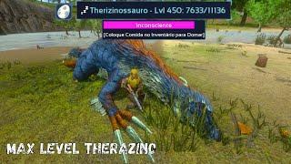 MAX LEVEL THERAZINO TAMING!! |ARK SURVIVAL EVOLVED MOBILE EP12 S1 (domando therezino level máximo)