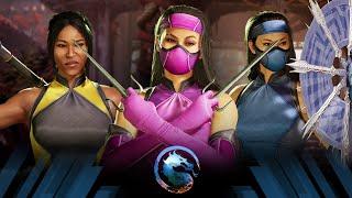 Mortal Kombat 1 - Klassic MK2 Skin Showcase (Kitana, Mileena and Tanya)