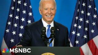 WATCH: Biden speaks live at Detroit rally after high-stakes news conference