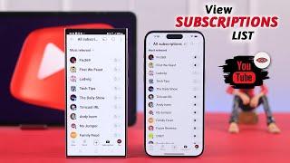 How To View All YouTube Subscriptions List! [See Your Channel Subscription]