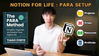 Notion for life : PARA Set up in Notion -  Second Brain (สอนสร้างตั้งแต่พื้นฐาน)