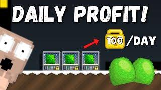 HOW TO PROFIT 1DL/DAILY  WITH HEDGE!! (MUST WATCH!!!) | Growtopia How To Get Rich 2021| TriggerFear
