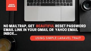 Reset password with Laravel simple approach instead of using mailtrap or  mailgun...