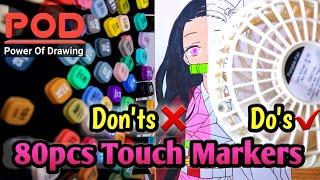 Don'ts & Do's - How to color Anime Drawing with Touch Markers (Tips on How to Shade)