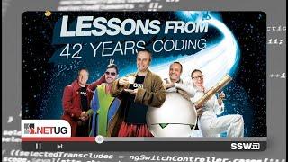 Lessons Learned in 42 Years of Software Development | Bryden Oliver | SSW User Group