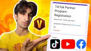 OMG  PARTNER PROGRAM IS NOW OPEN FOR ALL SITES| HOW TO JOIN FREE FIRE PARTNER PROGRAM WITH TIKTOK