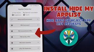 Magisk Module: Hide My Applist