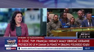 Obalenie polskiego rządu? Korespondentka TVP: Obiecali Ukrainie przyjęcie do UE