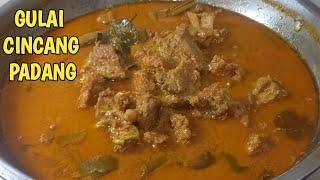 RESEP GULAI CINCANG DAGING SAPI EMPUK SEPERTI YANG DIJUAL DI RESTORAN PADANG