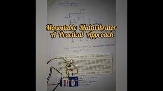 Monostable Multivibrator using Ic555