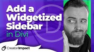 DIVI TUTORIAL: Add a WP Widget Sidebar / Sticky Sidebar