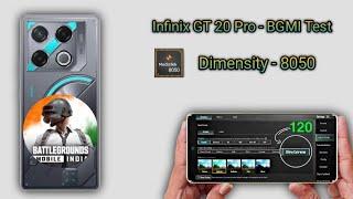 Infinix GT 20 Pro BGMI Test