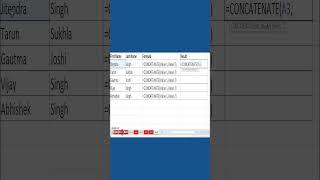 #everydayexcel How to join two or more words using Concatenate function