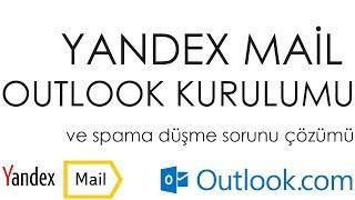 Yandex Mail Outlook Kurulumu (Spam Klasörüne Düşmeden)