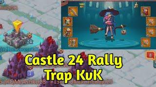 Lords Mobile F2P Castle 24 Rally Trap Kvk