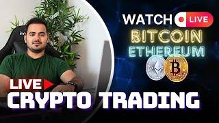 Crypto Live Trading || 21 June || @thetraderoomsss #bitcoin #ethereum #cryptotrading