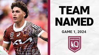 QLD Maroons named for State of Origin I, 2024