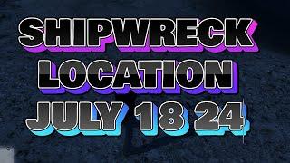 Shipwreck Location Today July 18 2024 GTA Online | GTA online daily shipwreck  location