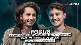 CE PHOTOGRAPHE ANIMALIER SE FAIT CHARGER PAR UN GORILLE DE 250KG (MATHIEU COURDESSES)