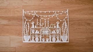 PAPER CUTTING: Introduction to Paper Cutting with Grace Hart - Part 1