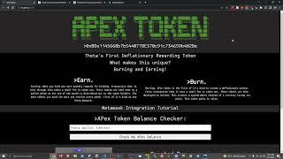 How to import TNT-20 Tokens Into You MetaMask Account! #theta #APexToken #tnt20 #crypto