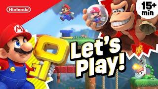 Let’s Play Mario vs. Donkey Kong Part 1  Gameplay For Kids | @playnintendo