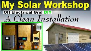 Clean DIY Solar Power Installation! How to use cable management #diy #offgrid