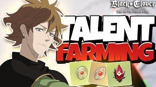 HOW TO FARM TALENTS AS A F2P PLAYER! DON'T MAKE THIS MISTAKE & PROGRESS FAST - Black Clover Mobile