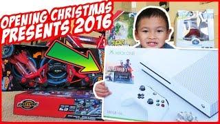 Christmas Morning 2016 Opening Presents Surprise Toys Xbox One - TigerBox HD