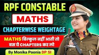 Maths Chapterwise Weightage in RPF Constable | Most Important Topics for RPF constable exam