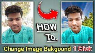 How To Change Photo Background In One Click