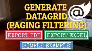 Blazor : Basic DataGrid Example || Paging || Filtering || PDF Export || Excel Export || Syncfusion