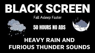 99% YOU WILL FALL ASLEEP IN 3 MINUTES | slept until morning with heavy rain and strong thunderstorms