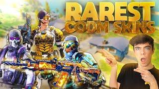 SHOWING ALL the RAREST SKINS in COD Mobile... (0.01% of people have these skins)