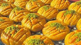 BAKLAVA DEYİL AMA BAKLAVA TADINDA KIYIR KIYIR ŞERBETLİ TATLI TARİFİ En Hafifinden#serbetlitatli