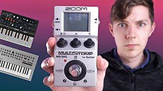 Using an FX Pedal with Synths (Zoom MS-50G, Minilogue, MicroFreak)