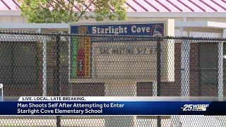 Man shoots self after attempting to enter Starlight Cove Elementary School