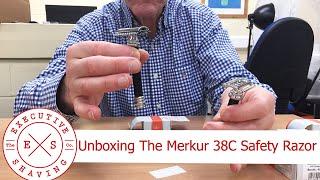 Unboxing The Merkur 38C Black Handle Safety Razor At The Executive Shaving Company