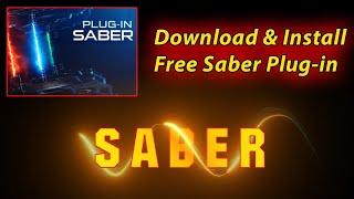 How To Download & Install Saber Plugin In Adobe After Effects CC 2023 after effect tutorial