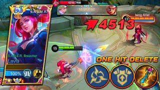 Layla ONE HIT DELETE Build & Emblem - Top 1 Global Layla ~ MLBB