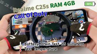 Realme C25s Call Of Duty Test | Helio G85, 4GB