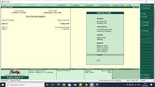 Vendor Creation / Ledger Creation In TALLY ERP9 .How to create ledgers in Tallyerp9