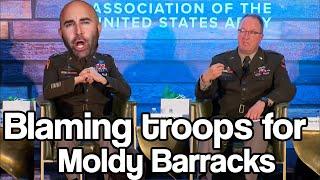 Army General Says "Moldy Barracks = Discipline Problem"