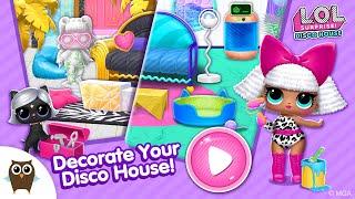New L.O.L. Surprise! Disco House Game Update  House Decor | TutoTOONS